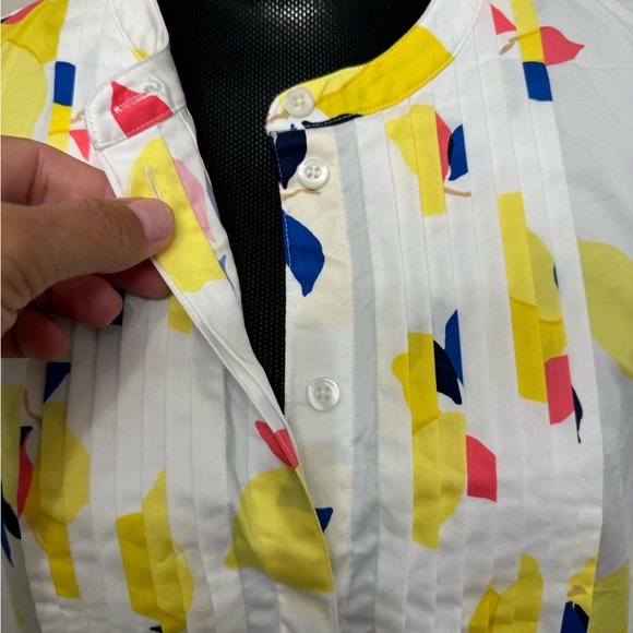 NWT Kate Spade women’s summer cotton fit & flare lemon dress size XL - Picture 8 of 12